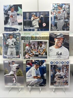 Aaron Judge/Derek Jeter Yankees Lot of 9